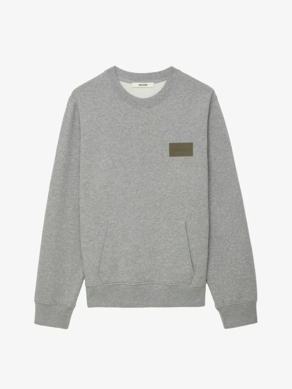 Zadig&Voltaire Aime Sweatshirt Gris chine Sale