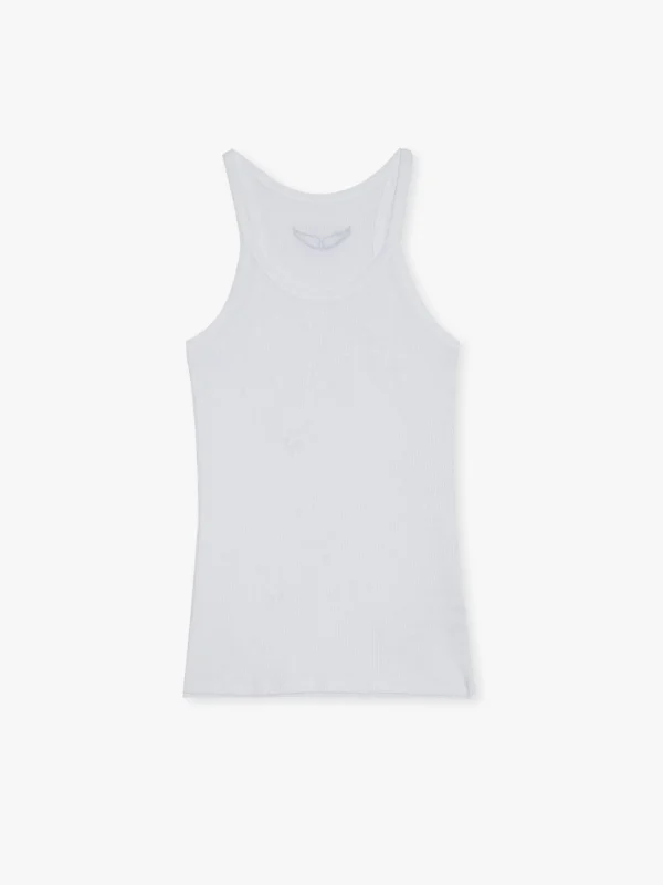 Zadig&Voltaire Alba Tank Top White Discount