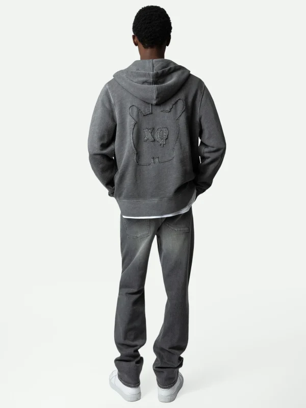 Zadig&Voltaire Alex Skull Sweatshirt Anthracite Hot