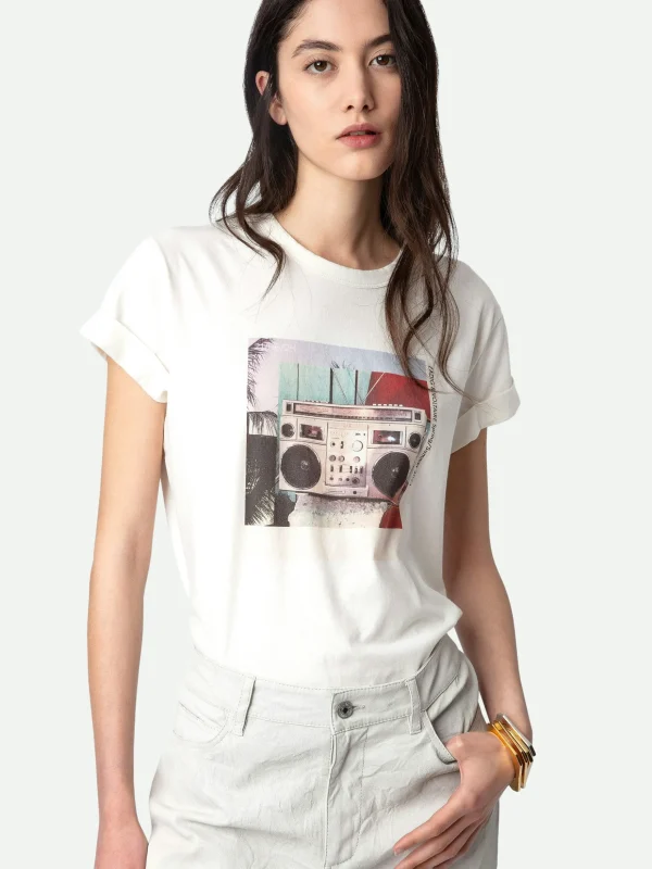 Zadig&Voltaire Anya Photoprint T-shirt Judo Cheap