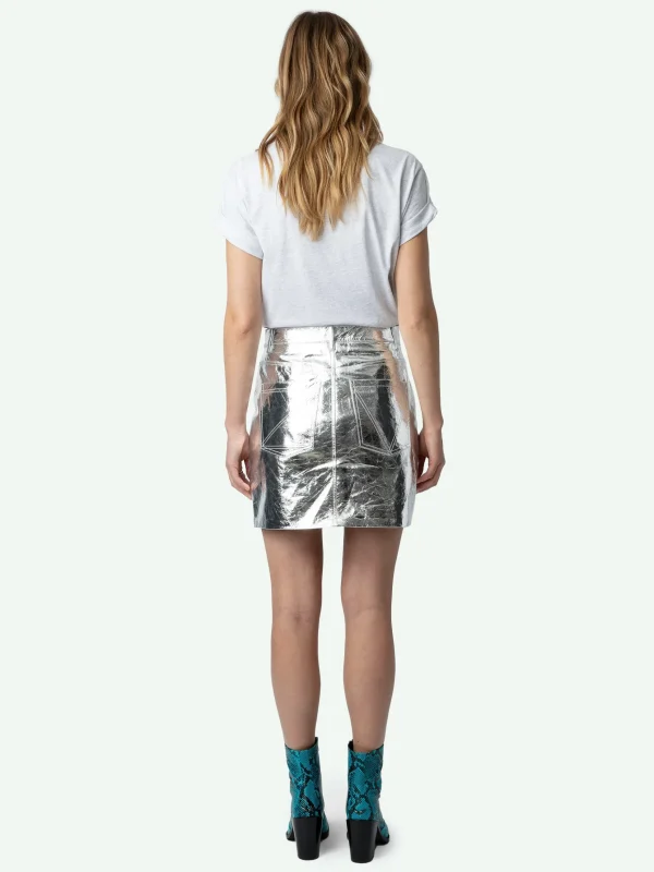 Zadig&Voltaire Anya Photoprint T-shirt Gris chine Best