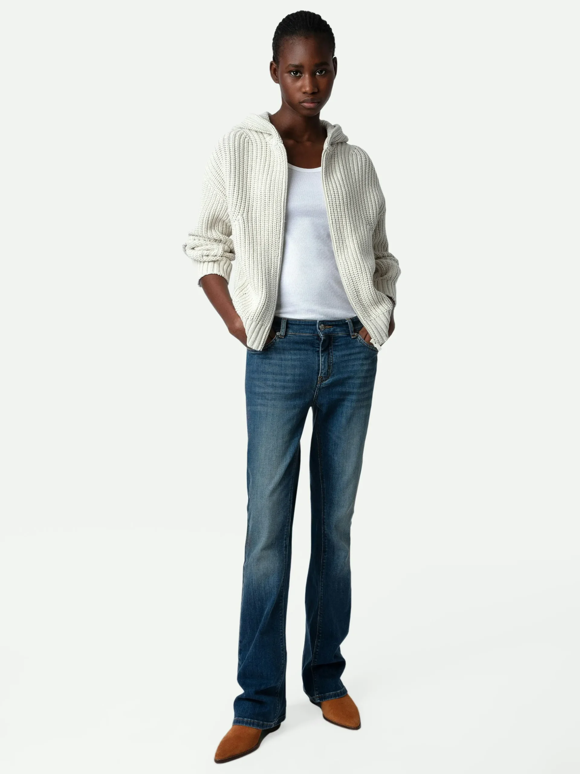 anya_rainbow_cardigan_0.webp Zadig&Voltaire Anya Rainbow Cardigan Ecru Online