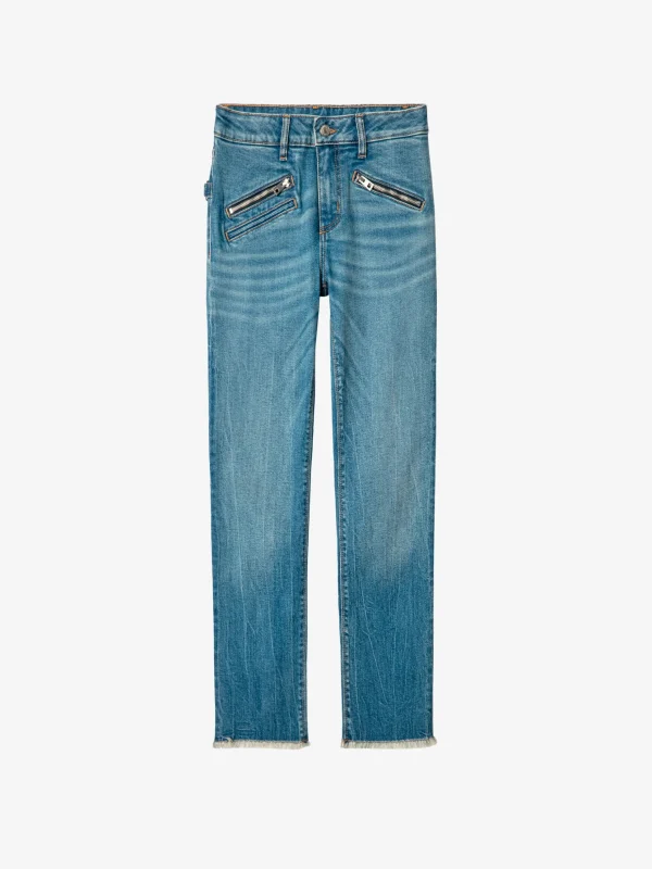 Zadig&Voltaire Ava Jeans Blue Sale
