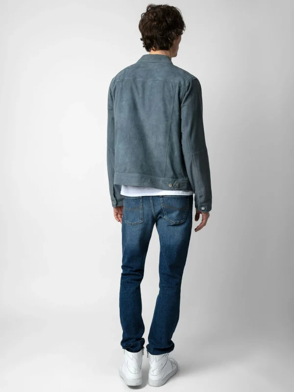 Zadig&Voltaire Base Suede Jacket Uniform Fashion