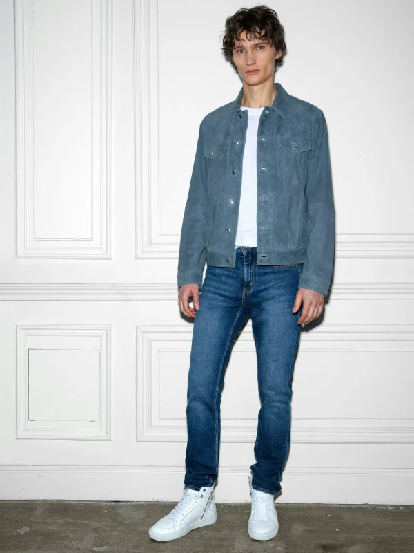Zadig&Voltaire Base Suede Jacket Uniform Fashion