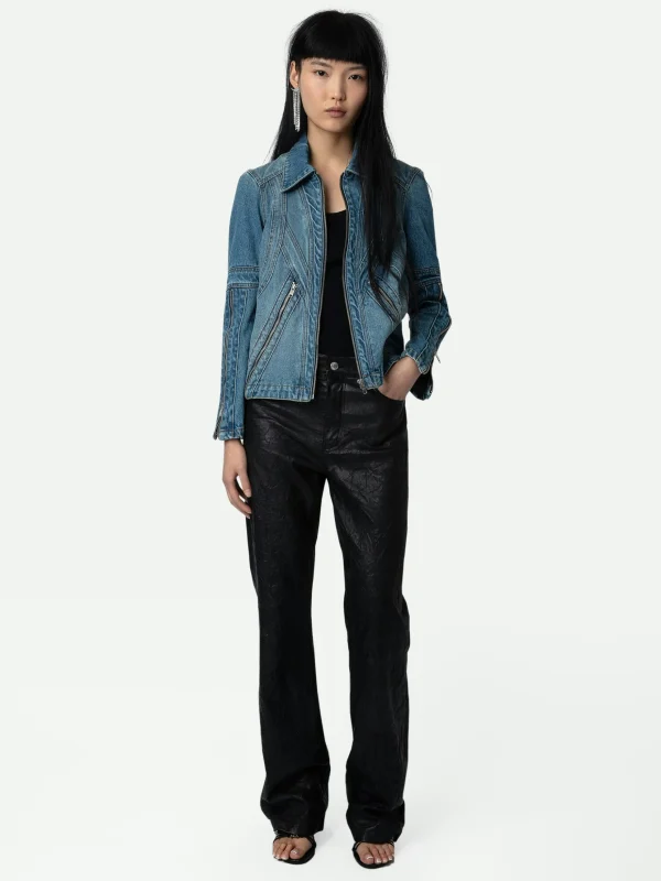 Zadig&Voltaire Bons Denim Jacket Light blue Online