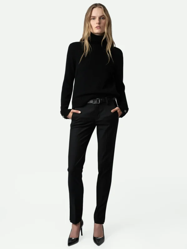 Zadig&Voltaire Boxy Jewelled Sweater Black Discount