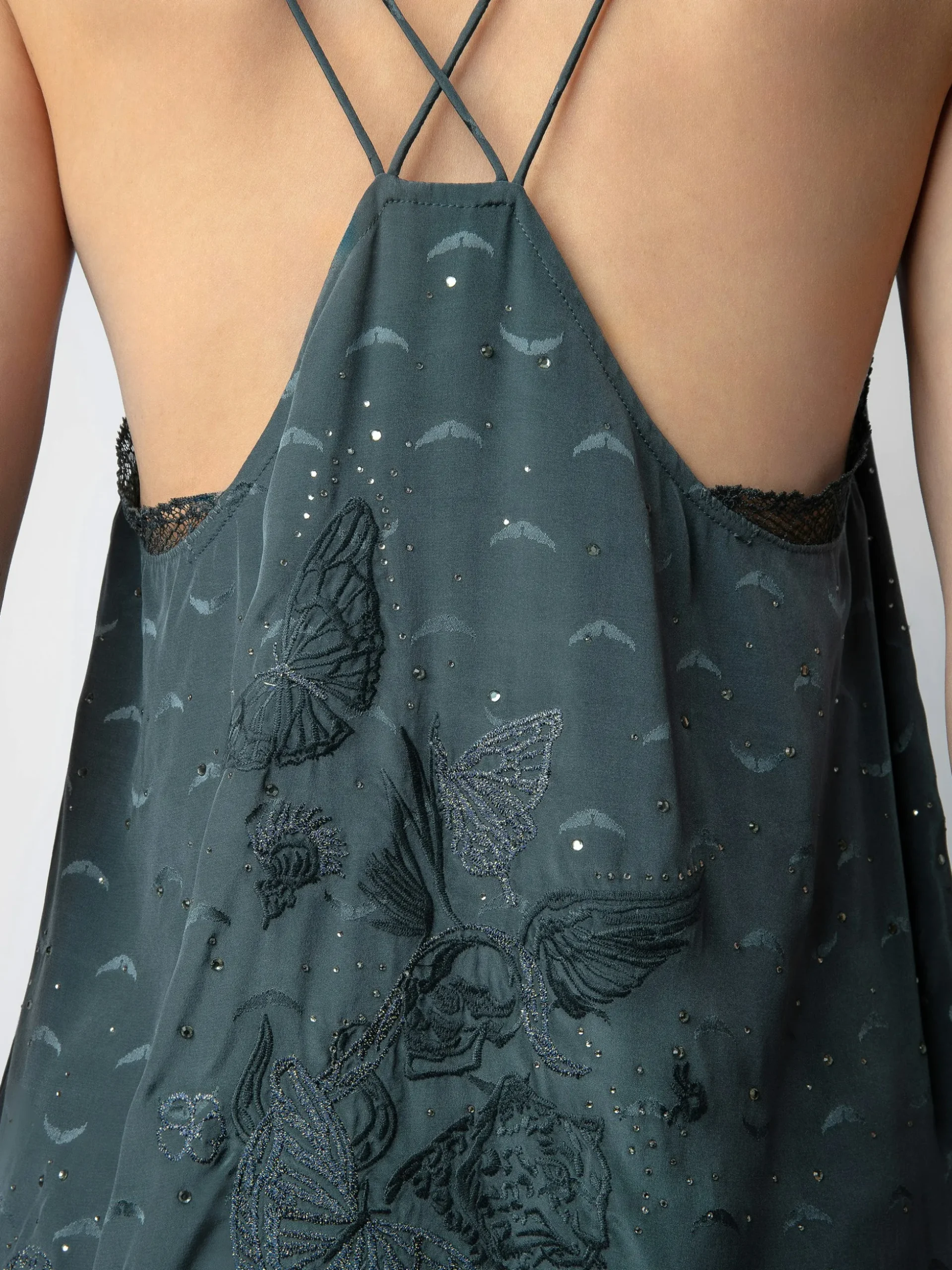 calissa_silk_jacquard_dress_2.webp Zadig&Voltaire Calissa Silk Jacquard Dress Nori Cheap
