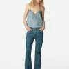 Zadig&Voltaire Capela Diamanté Silk Jacquard Camisole Glacier Outlet