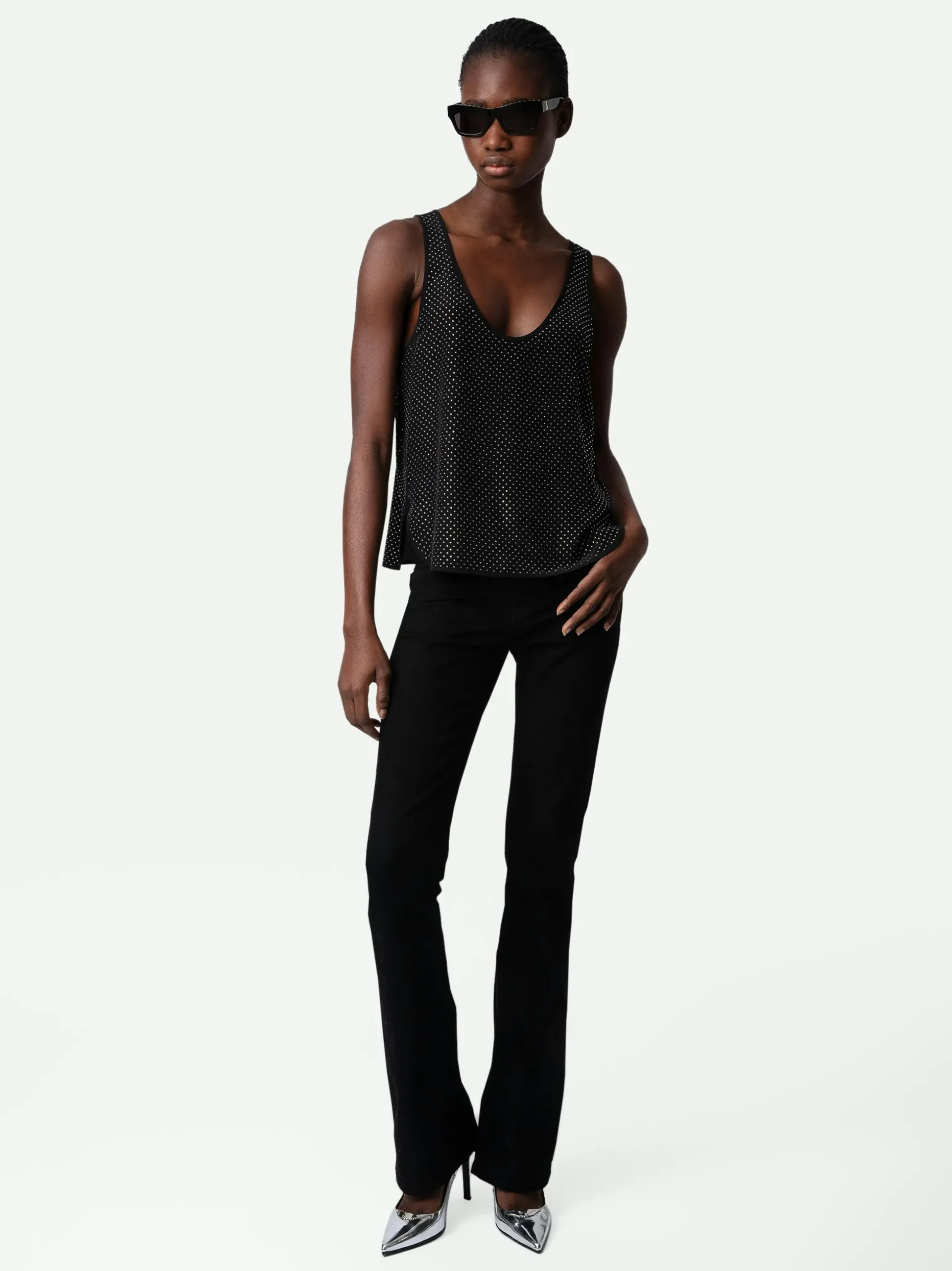 carys_diamant_silk_top_0.webp Zadig&Voltaire Carys Diamanté Silk Top Black Clearance