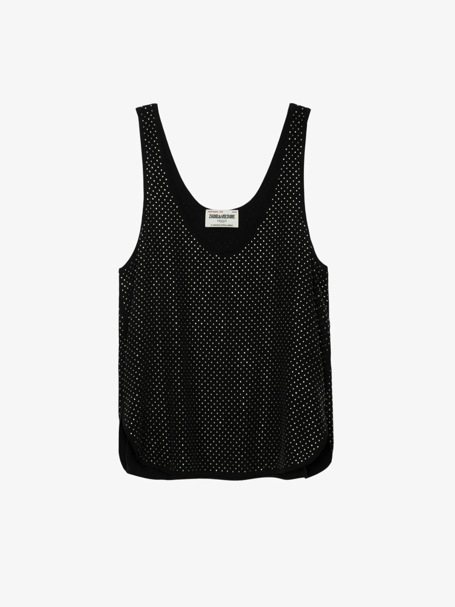 carys_diamant_silk_top_4.webp Zadig&Voltaire Carys Diamanté Silk Top Black Clearance