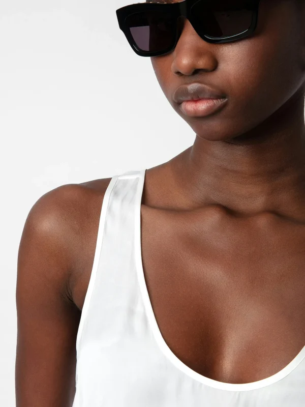 Zadig&Voltaire Carys Satin Top Judo Cheap