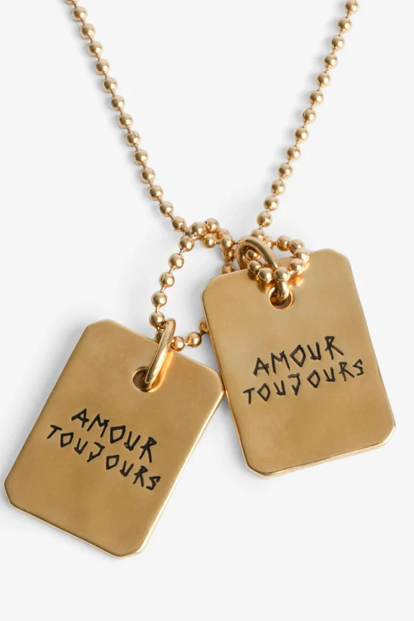 Zadig&Voltaire Cecilia Necklace Old gold Discount