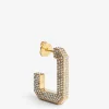 Zadig&Voltaire Cecilia Strass Earrings Old gold Cheap
