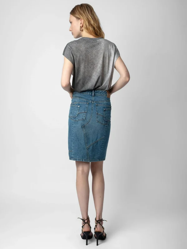 Zadig&Voltaire Cecilia T-shirt Carbone Cheap