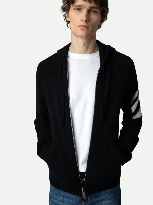 Zadig&Voltaire Clash Arrow Cashmere Cardigan Black Best Sale