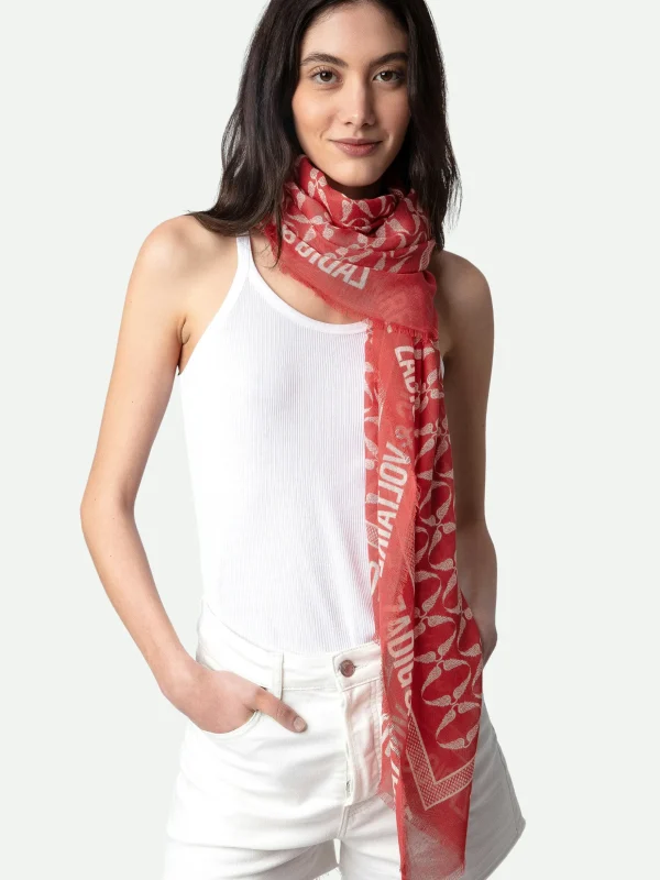 Zadig&Voltaire Delta Scarf Power Clearance