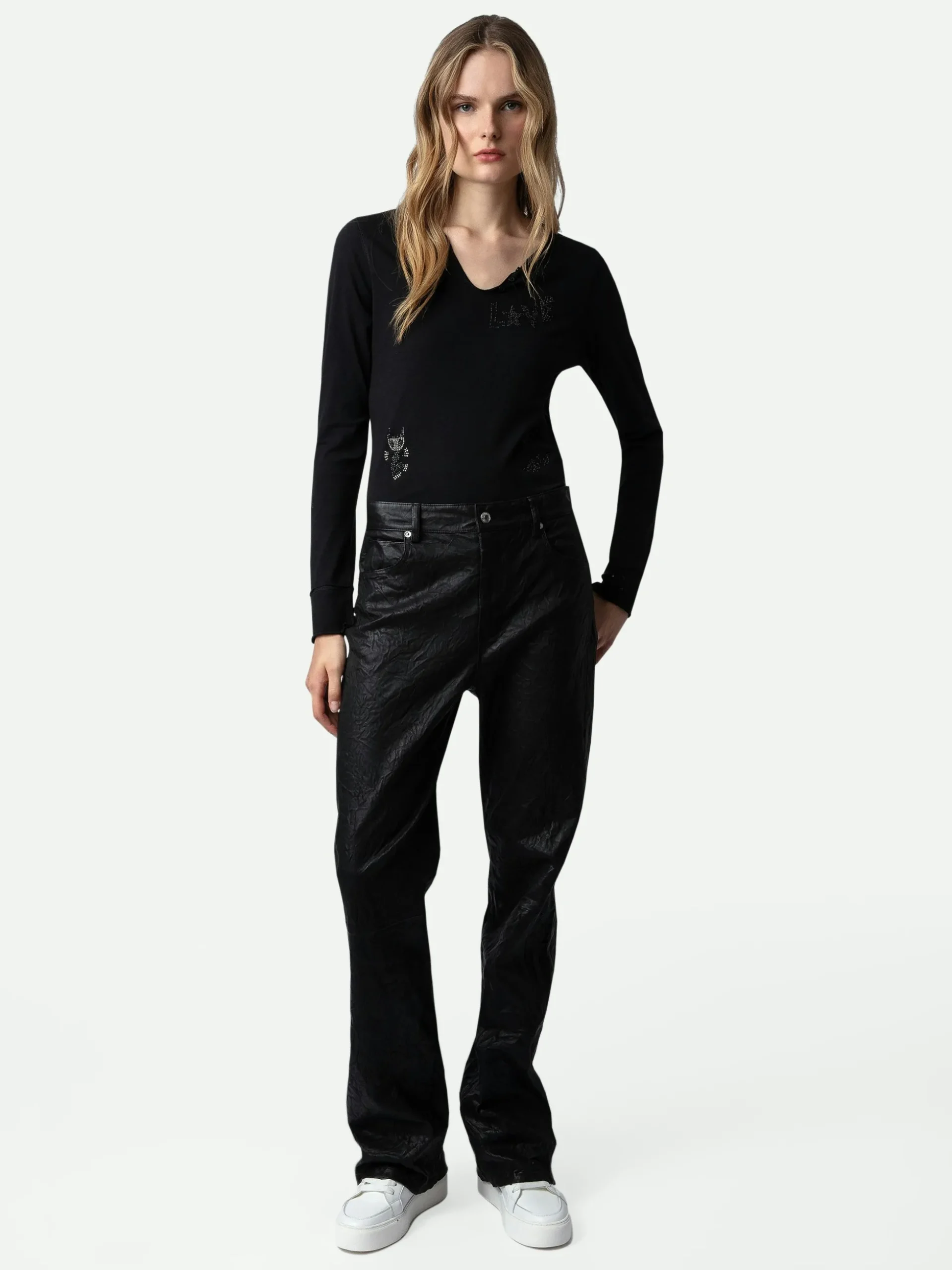 diamant_henley_top_0.webp Zadig&Voltaire Diamanté Henley Top Black Store