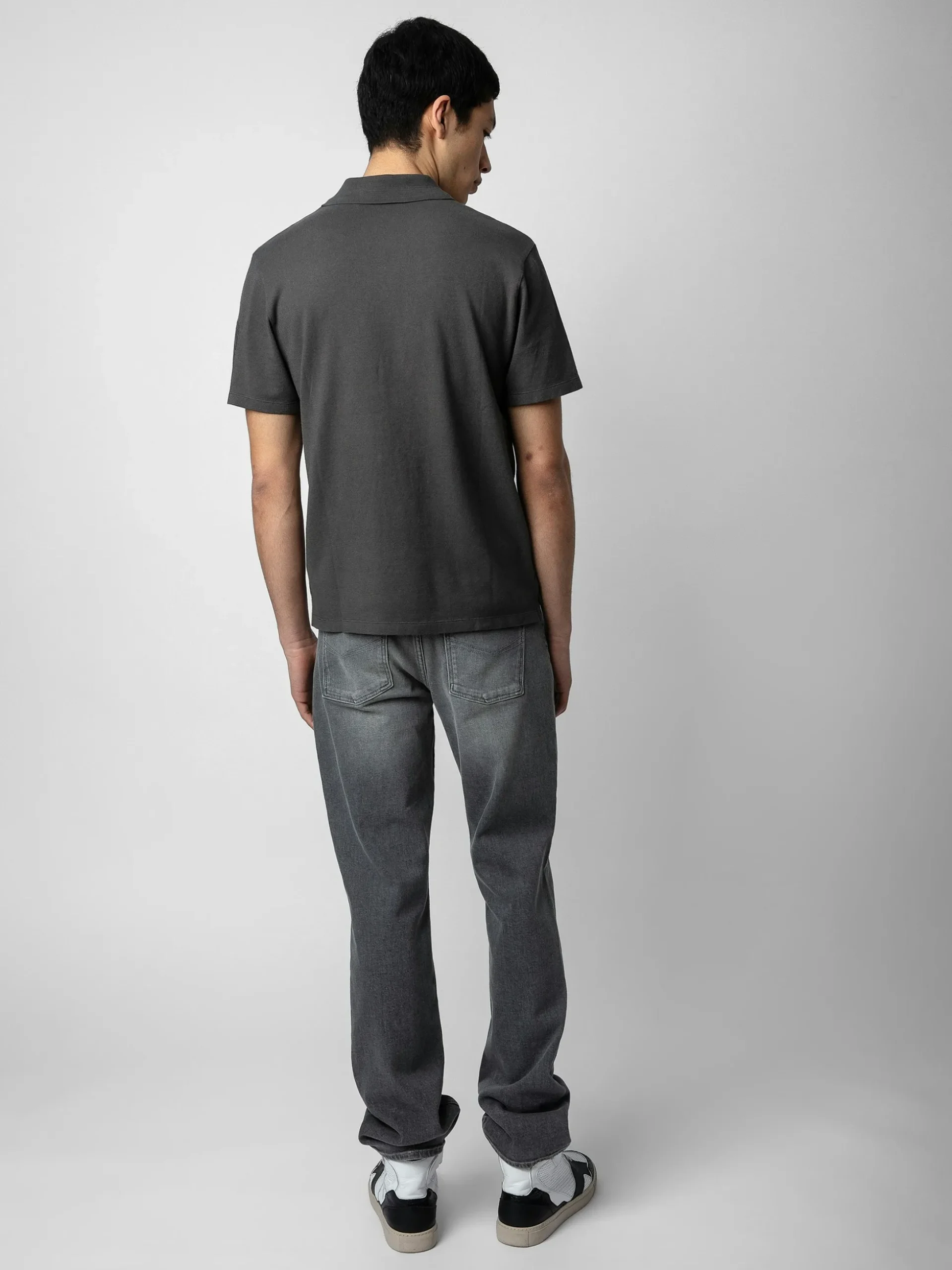 dimitri_polo_shirt_1.webp Zadig&Voltaire Dimitri Polo Shirt Carbone Fashion