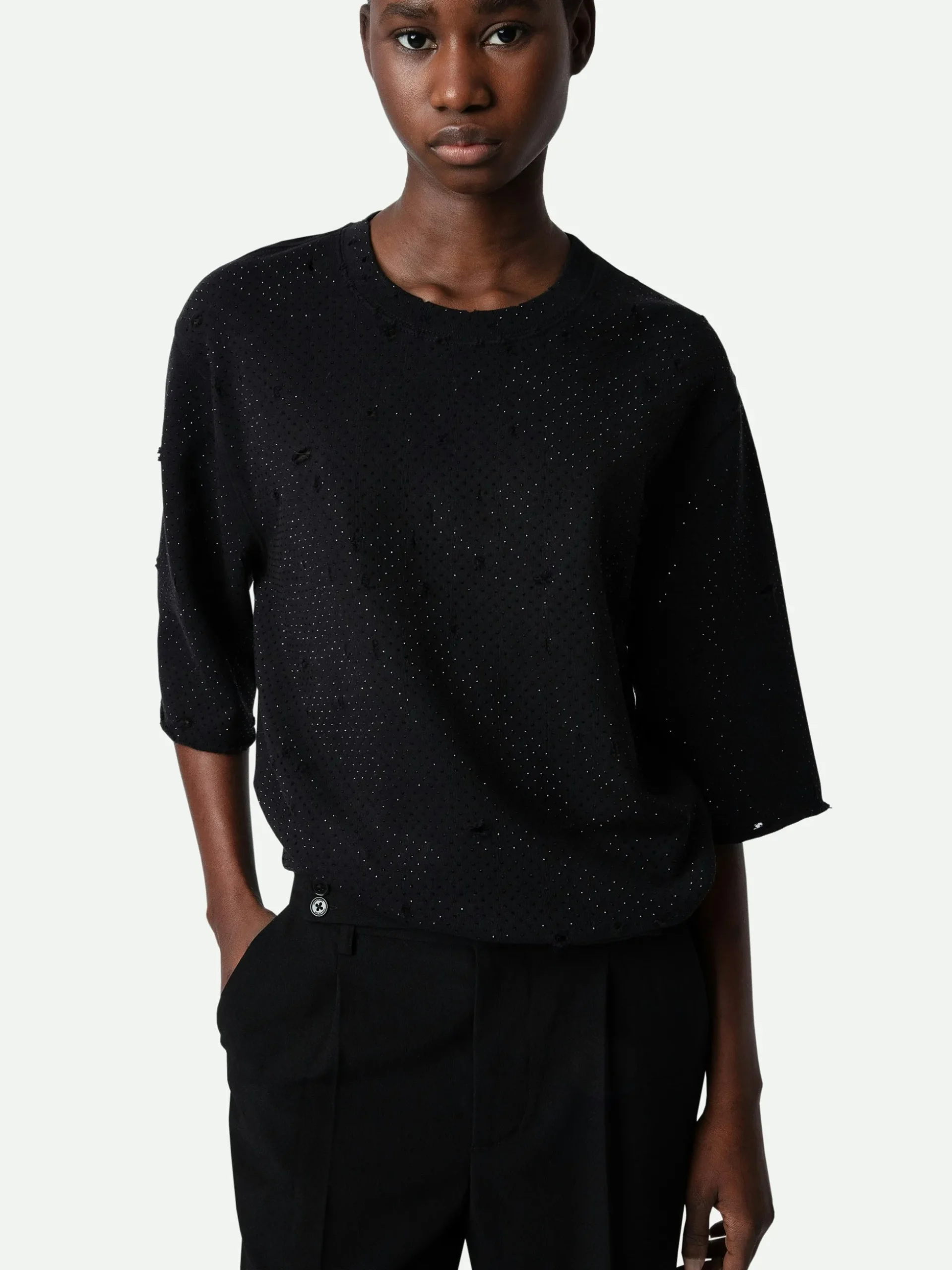 edmond_diamant_sweatshirt_5.webp Zadig&Voltaire Edmond Diamanté Sweatshirt Black Clearance