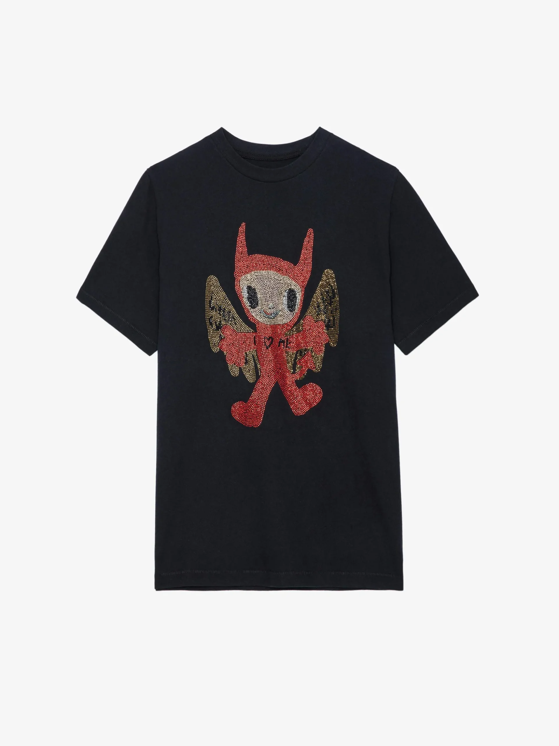 edwin_devil_diamant_tshirt_4.webp Zadig&Voltaire Edwin Devil Diamanté T-shirt Black Best