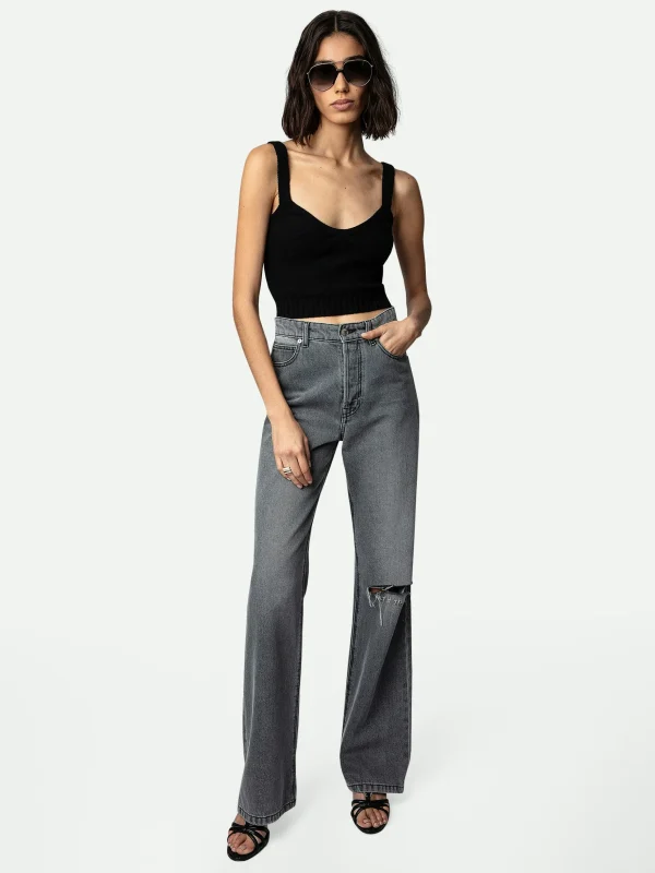 Zadig&Voltaire Evy Jeans Grey Best Sale