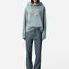 Zadig&Voltaire Georgy Concert Diamanté Hoodie Glacier Cheap