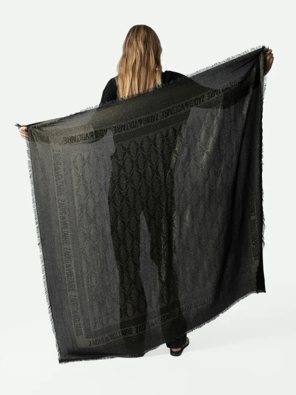 Zadig&Voltaire Glenn Scarf Black Cheap