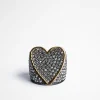 Zadig&Voltaire Idol Strass Ring Shiny black Shop