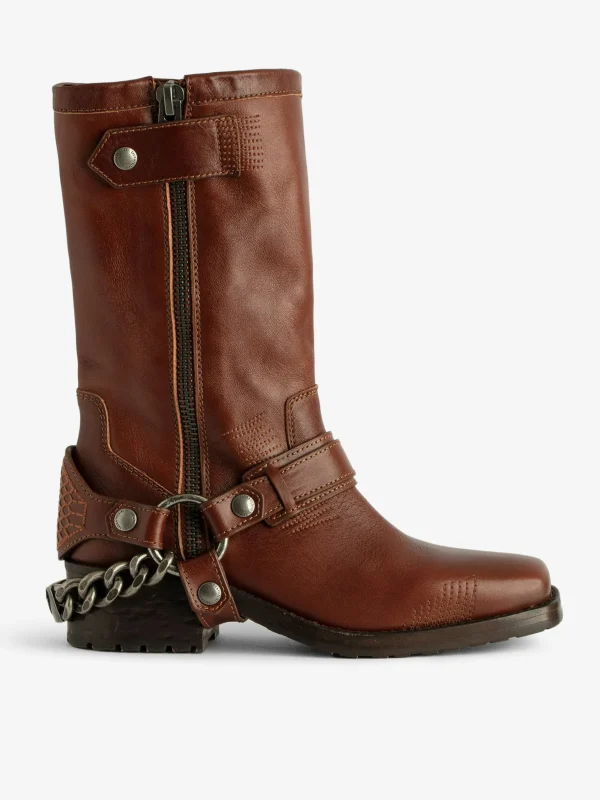 Zadig&Voltaire Igata Ankle Boots Comfy New