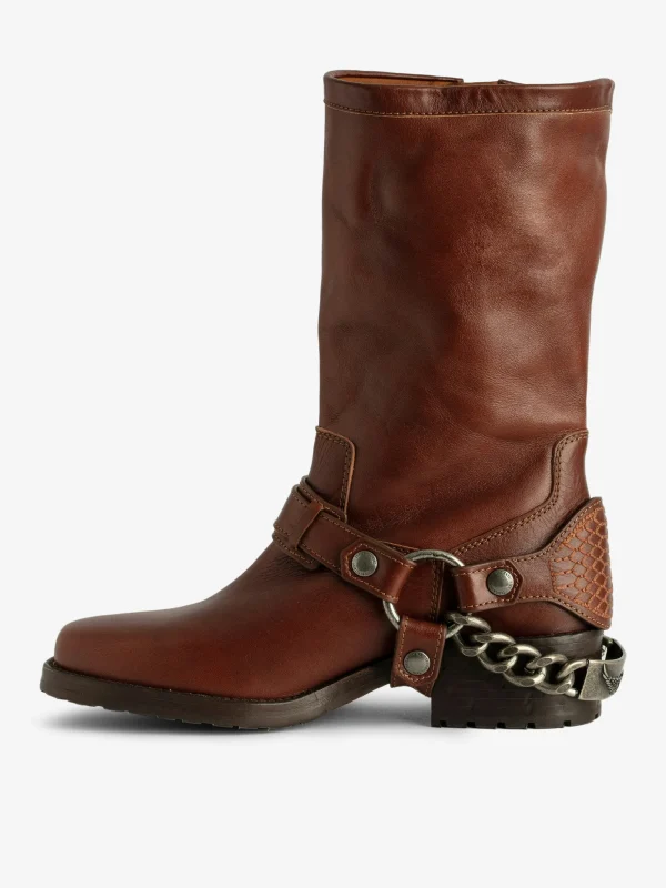 Zadig&Voltaire Igata Ankle Boots Comfy New