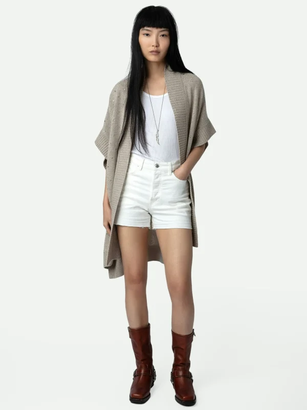 Zadig&Voltaire Indiany Cashmere Gilet Light beige Online
