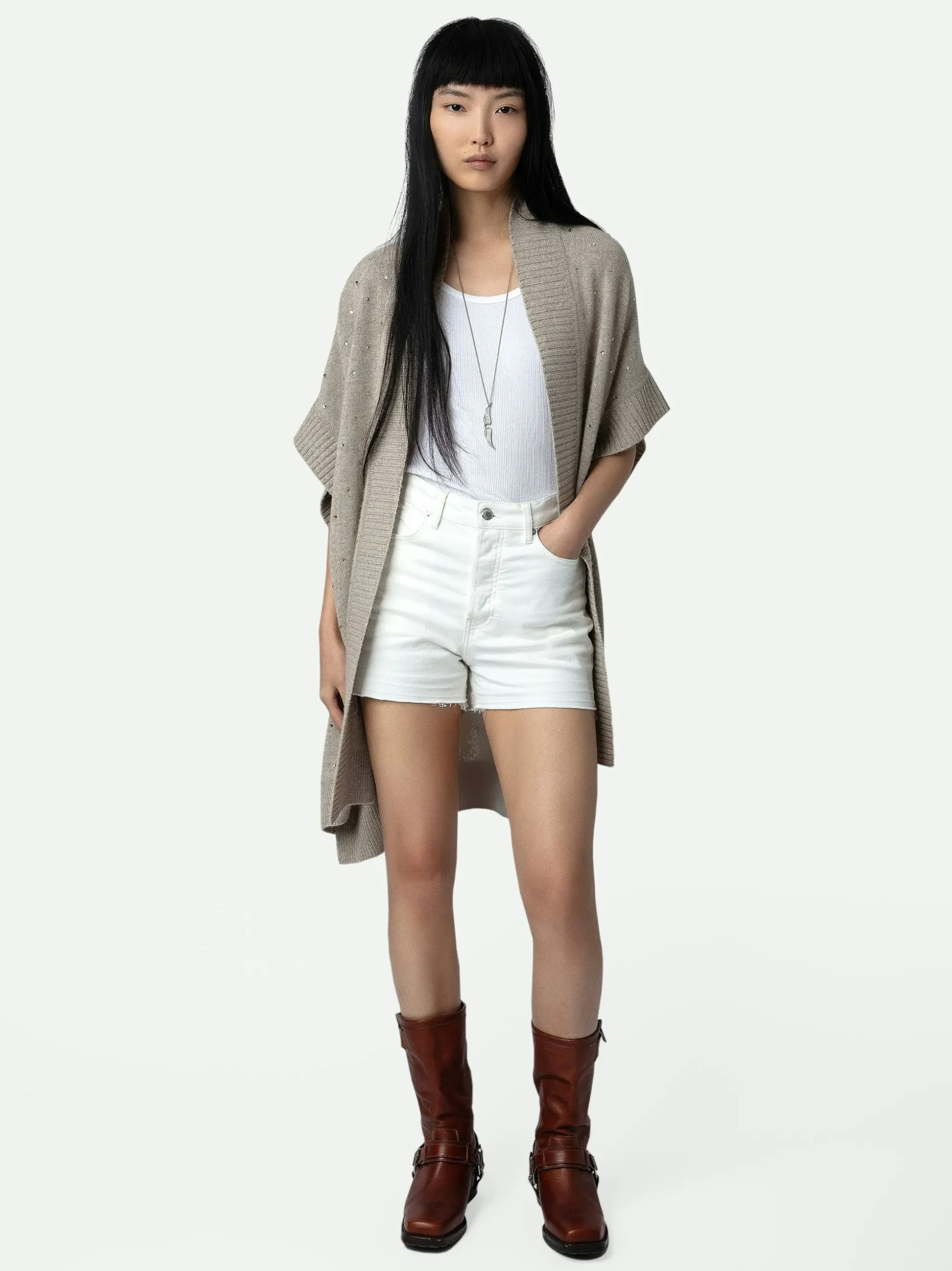 indiany_cashmere_gilet_0.webp Zadig&Voltaire Indiany Cashmere Gilet Light beige Online