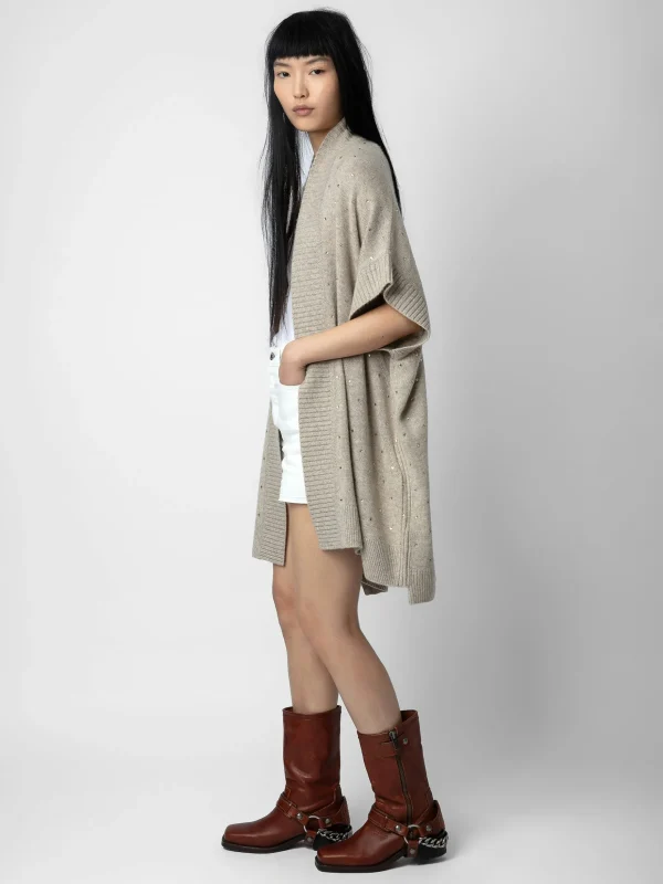 Zadig&Voltaire Indiany Cashmere Gilet Light beige Online