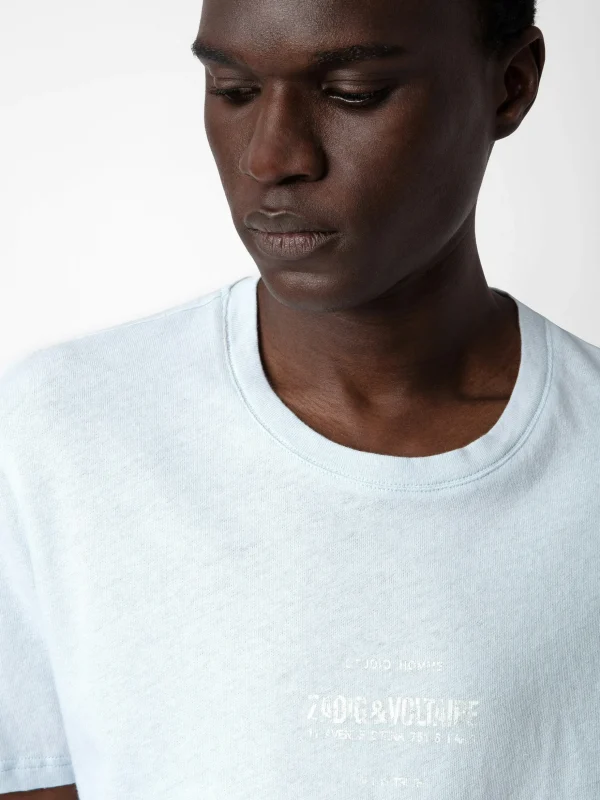 Zadig&Voltaire Jetty T-shirt Ciel Best Sale