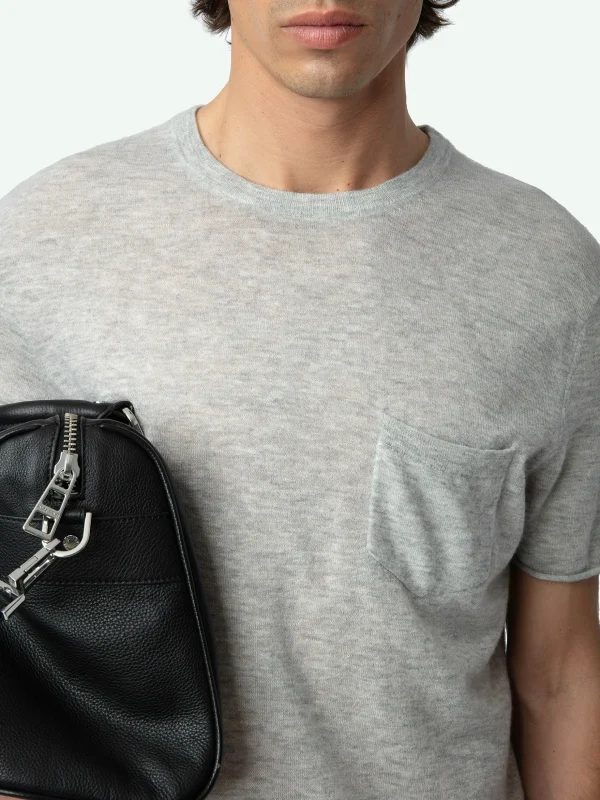 Zadig&Voltaire Jimmy Cashmere Sweater Gris chine clair Clearance