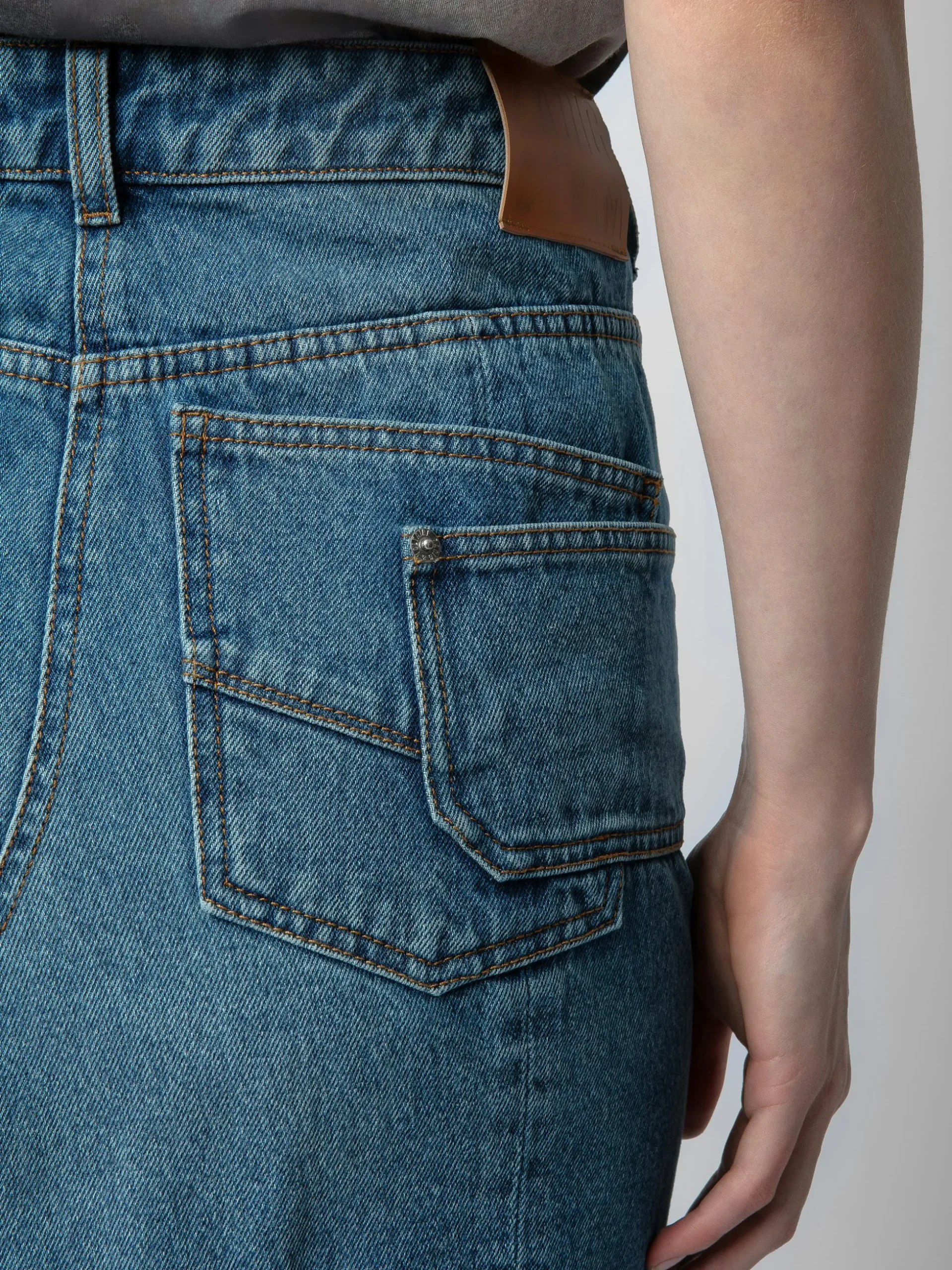 jinko_denim_skirt_3.webp Zadig&Voltaire Jinko Denim Skirt Light blue Clearance
