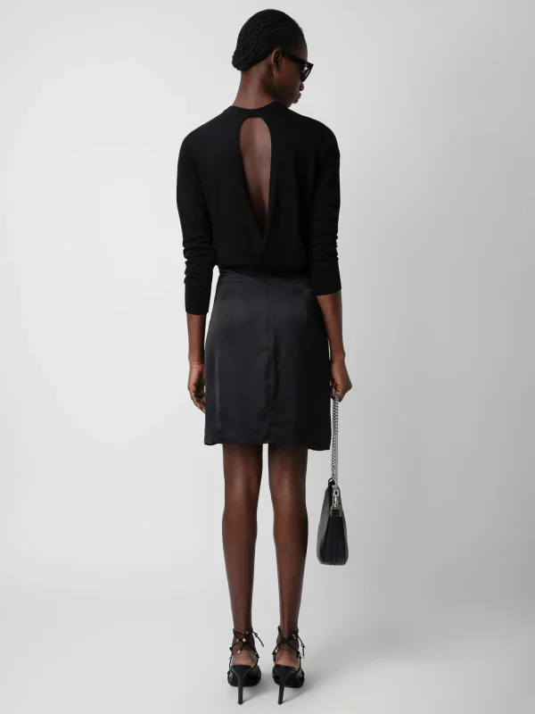 Zadig&Voltaire Joji Satin Skirt Black Best