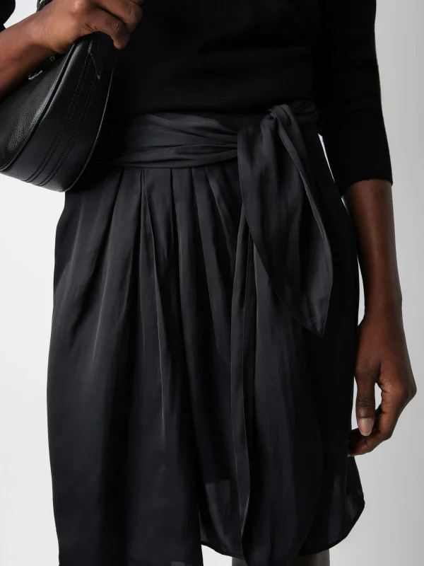 Zadig&Voltaire Joji Satin Skirt Black Best