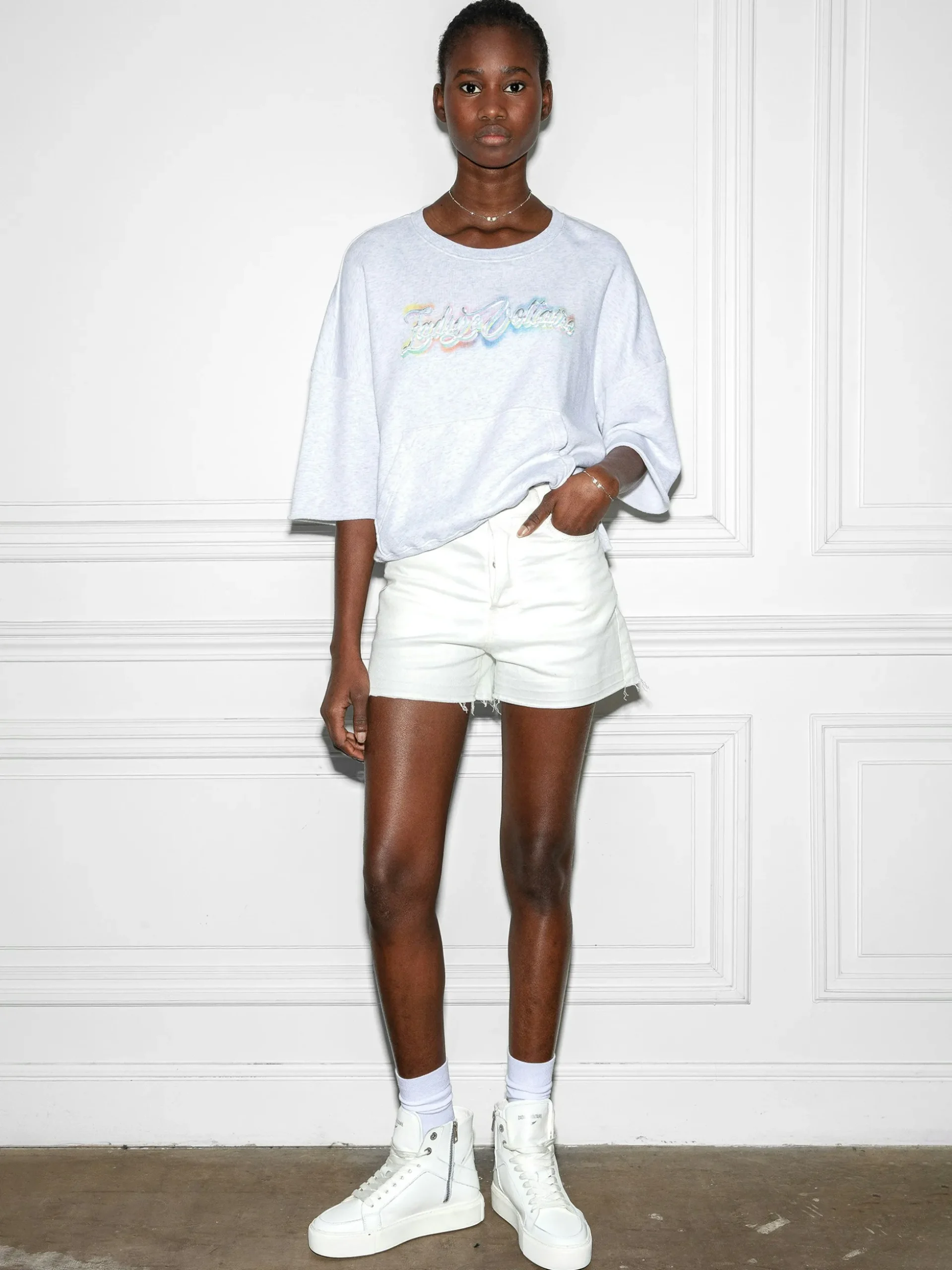 kaly_sweatshirt_2.webp Zadig&Voltaire Kaly Sweatshirt Gris chine clair Clearance