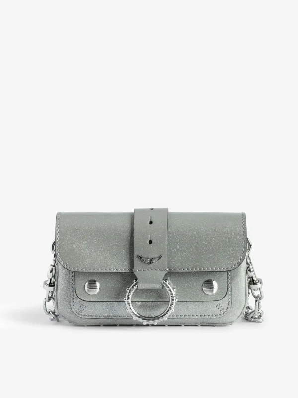 Zadig&Voltaire Kate Metallic Wallet Bag Silver Store