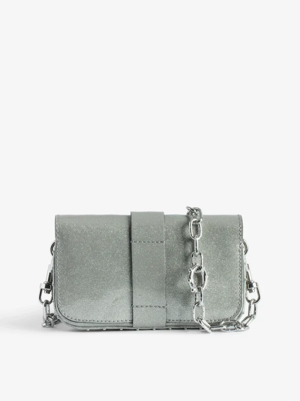 Zadig&Voltaire Kate Metallic Wallet Bag Silver Store