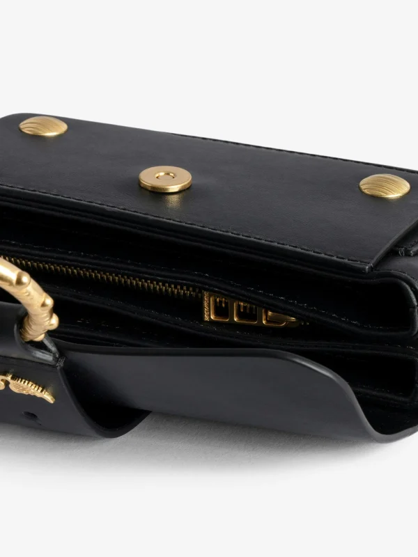 Zadig&Voltaire Kate Wallet Bag Noir gold Cheap