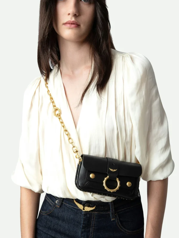 Zadig&Voltaire Kate Wallet Bag Noir gold Cheap