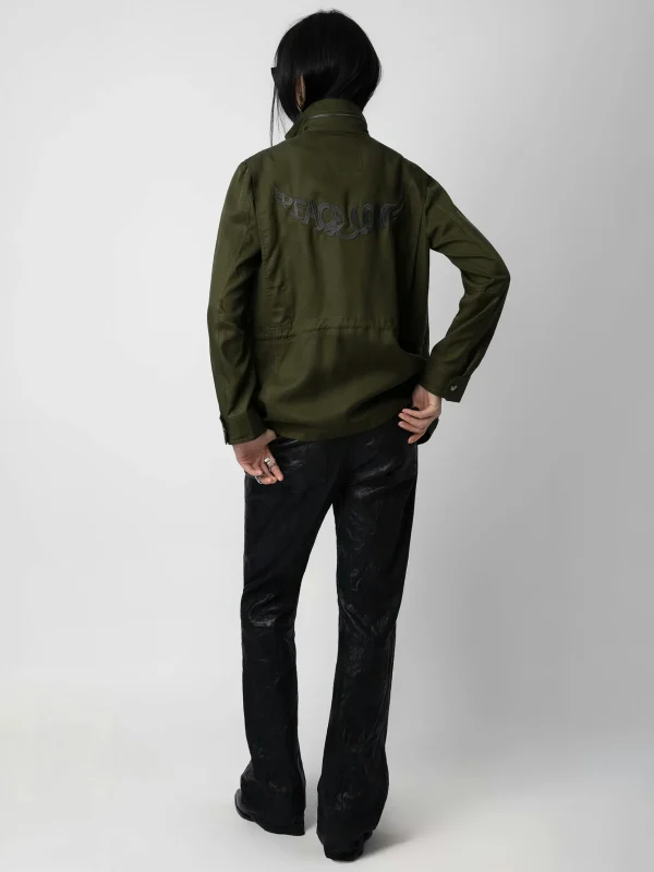 Zadig&Voltaire Kayaka Military Jacket Wakame Hot