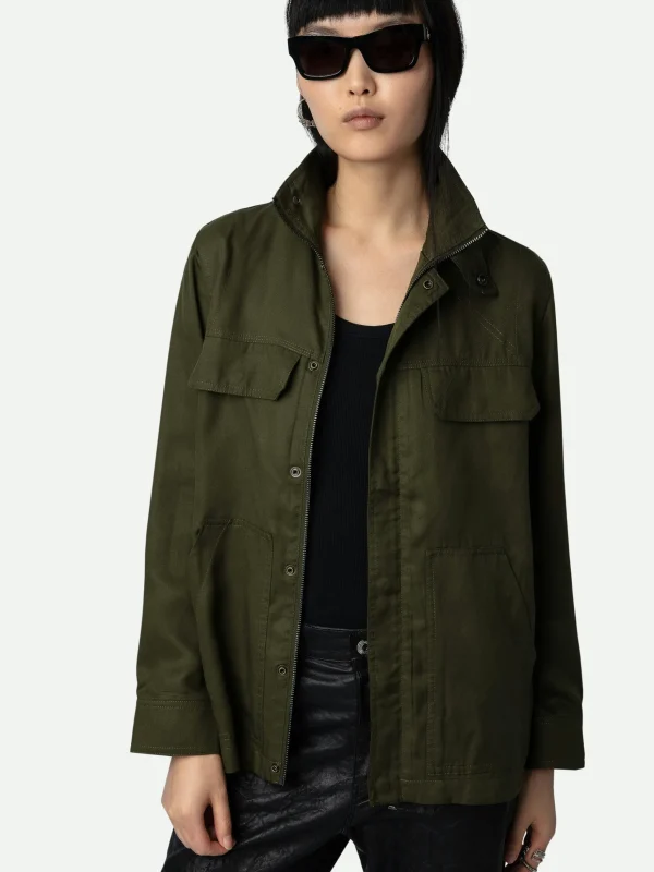 Zadig&Voltaire Kayaka Military Jacket Wakame Hot
