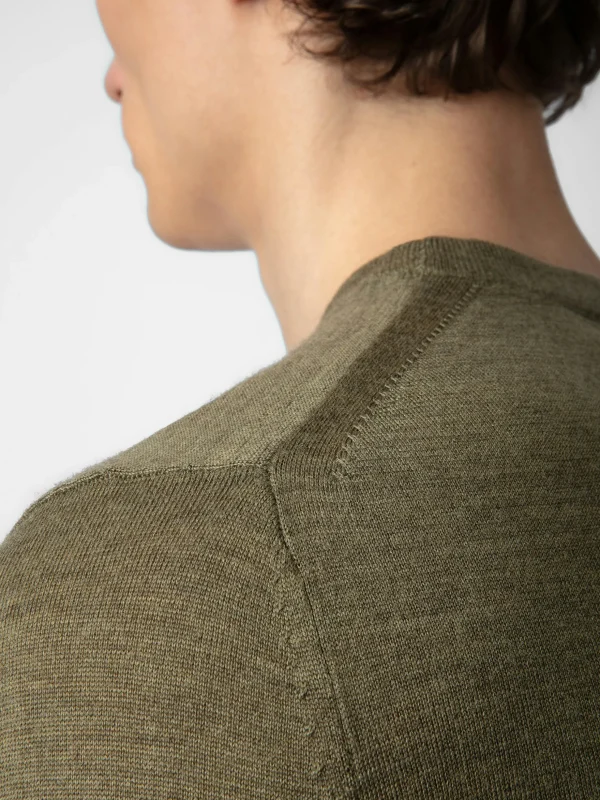 Zadig&Voltaire Kennedy Sweater Used kaki Clearance
