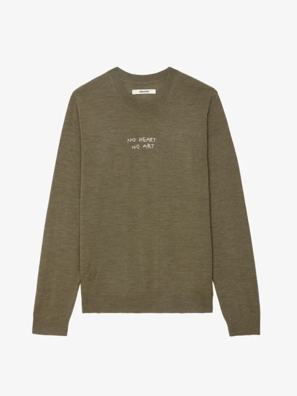 Zadig&Voltaire Kennedy Sweater Used kaki Clearance