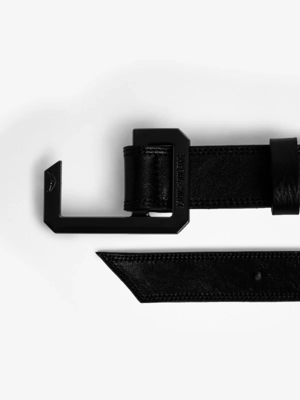 Zadig&Voltaire La Cecilia Belt Leather Black Shop