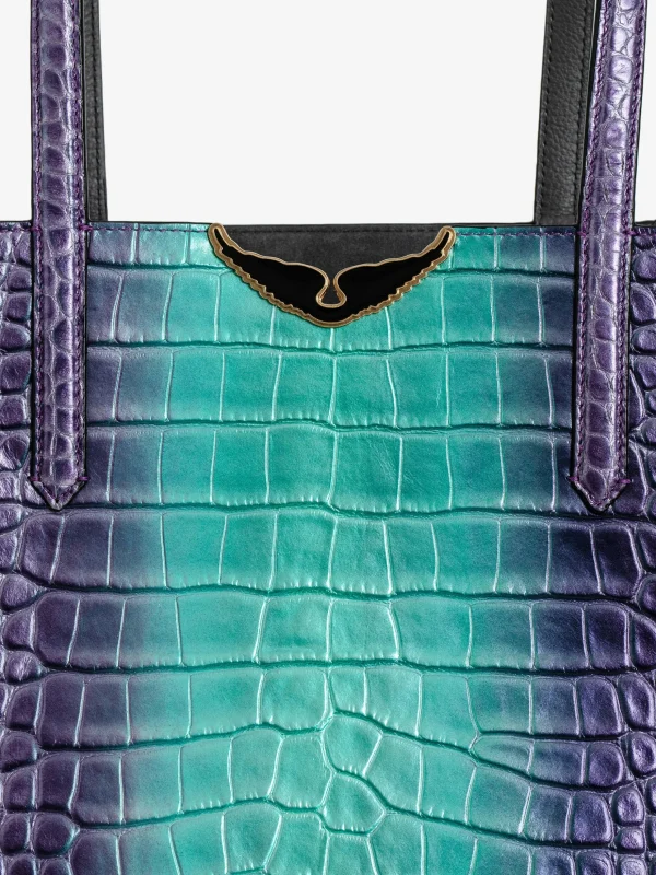 Zadig&Voltaire Le Borderline Embossed Metallic Bag Glow New